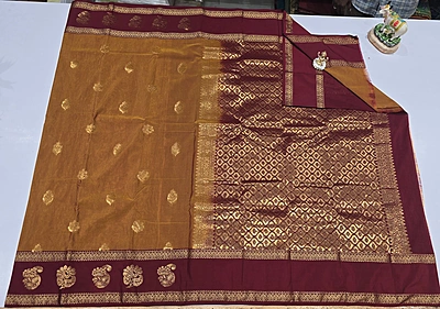 Kanchi Cotton Bentex Pattu (id 1904)