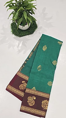 Kanchi Cotton Bentex Pattu (id 1908)