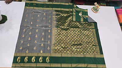 Kanchi Cotton Bentex Pattu (id 1909)