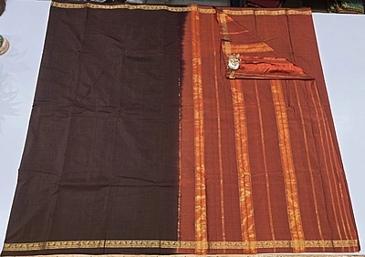 Mini Mysure Silk Cotton Saree(id a4)