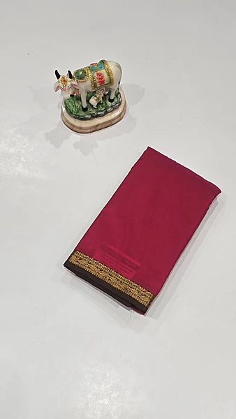 Mini Mysure Silk Cotton Saree(id a7)