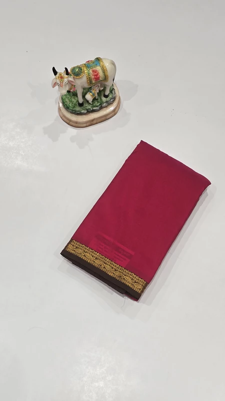 Mini Mysure Silk Cotton Saree(id a7)