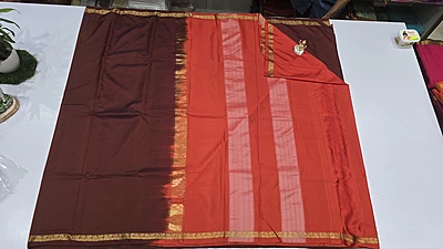 Mini Mysure Silk Cotton saree (id a8)