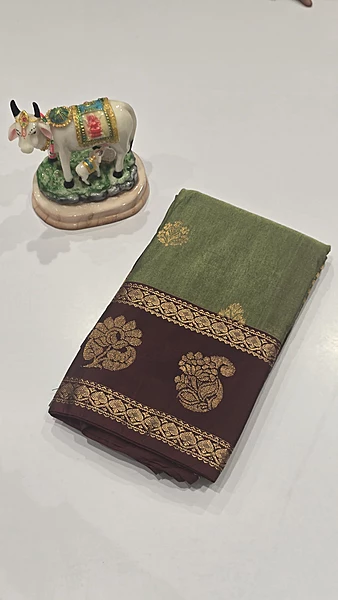 Kanchi Cotton Bentex Pattu (id 19010)