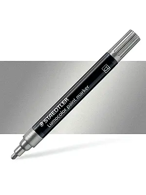 STAEDTLER 349 LUMO ACR MARKER - 81 SILVER