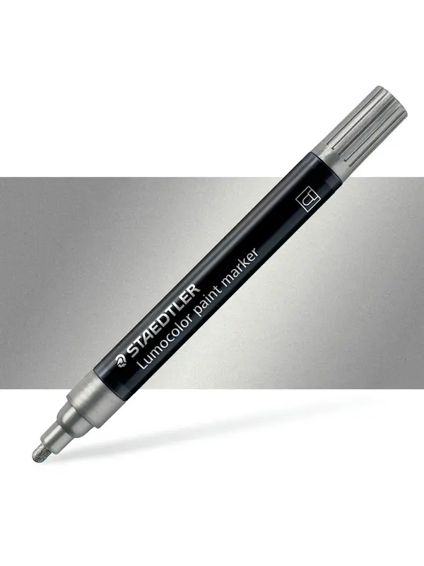 STAEDTLER 349 LUMO ACR MARKER - 81 SILVER STAEDTLER 349 LUMO ACR MARKER - 81 SILVER
