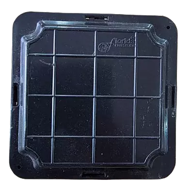 FLORIDA FIBER CLOSER TERMINATION BOX 4X4 BLACK SMALL