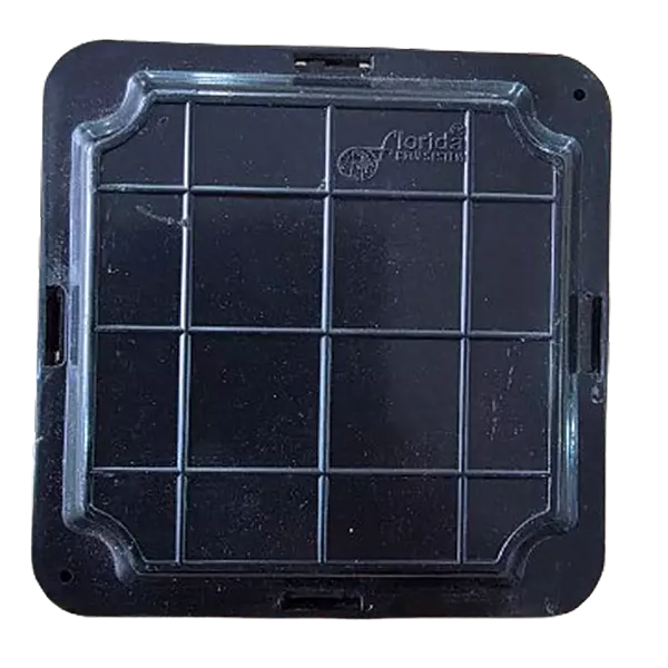 FLORIDA FIBER CLOSER TERMINATION BOX 4X4 BLACK SMALL