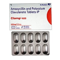 Clamp 625 Tablet | Amoxicillin 500mg & Clavulanic Acid 125mg Tablets