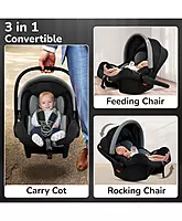 R for Rabbit- Picaboo Sportz = Carry Cot - Pure Black