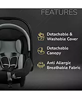 R for Rabbit- Picaboo Sportz = Carry Cot - Pure Black