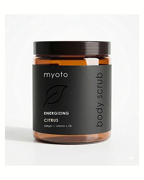 myoto energizing body scrub - citrus & sugar | 200gm