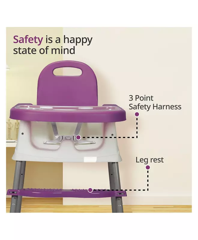 Luvlap - Booster High chair - Purple