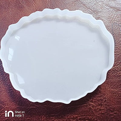 Silicon Mold Resin Coaster Oval 13*11cm Silicon Mold Resin Coaster Oval 13*11cm