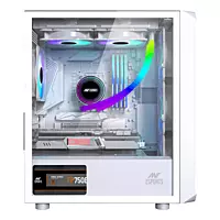 Ant Esports 205 Air ARGB ATX Mid Tower Case – White | 4 Fans | Tempered Glass