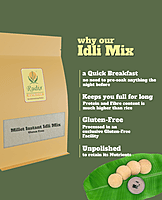 Millet Instant Idli Mix - 350 g | with Foxtail Millet | Gluten Free