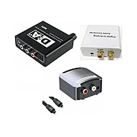 Digital to Analog Audio Converter – Optical & Coax to RCA Audio Adapter
