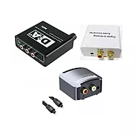Digital to Analog Audio Converter – Optical & Coax to RCA Audio Adapter
