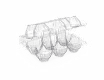 Egg Trays : 6 Egg Tray