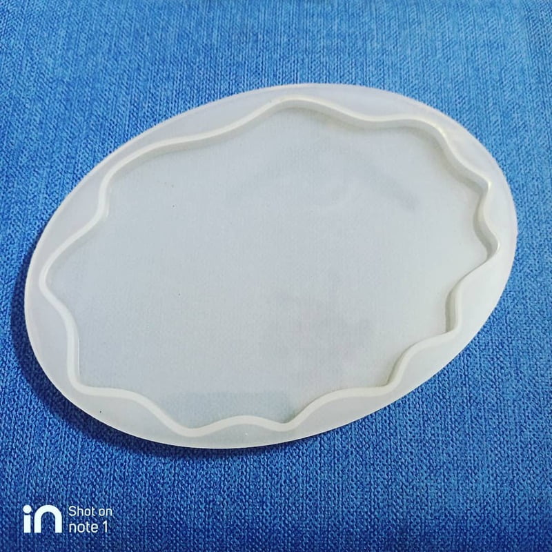 Silicon Mold Resin T Coaster 4inch