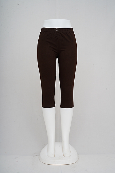 Women Coffee Brown Capri