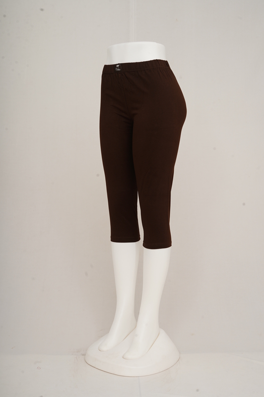 Women Coffee Brown Capri