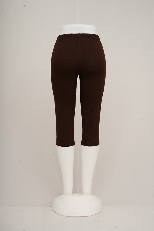 Women Coffee Brown Capri