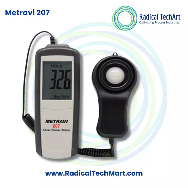 Metravi 207 Solar Power and Sunlight Meter
