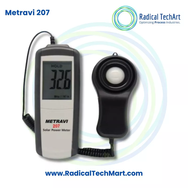 Metravi 207 Solar Power and Sunlight Meter
