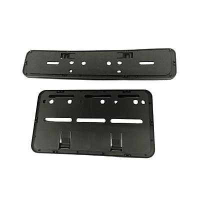 NUMBER PLATE BLACK NORMAL
