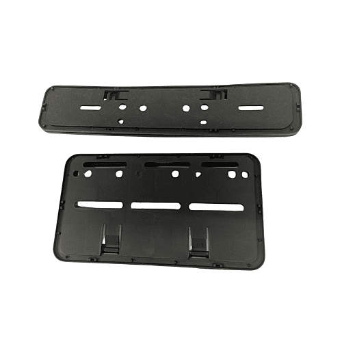 NUMBER PLATE BLACK NORMAL