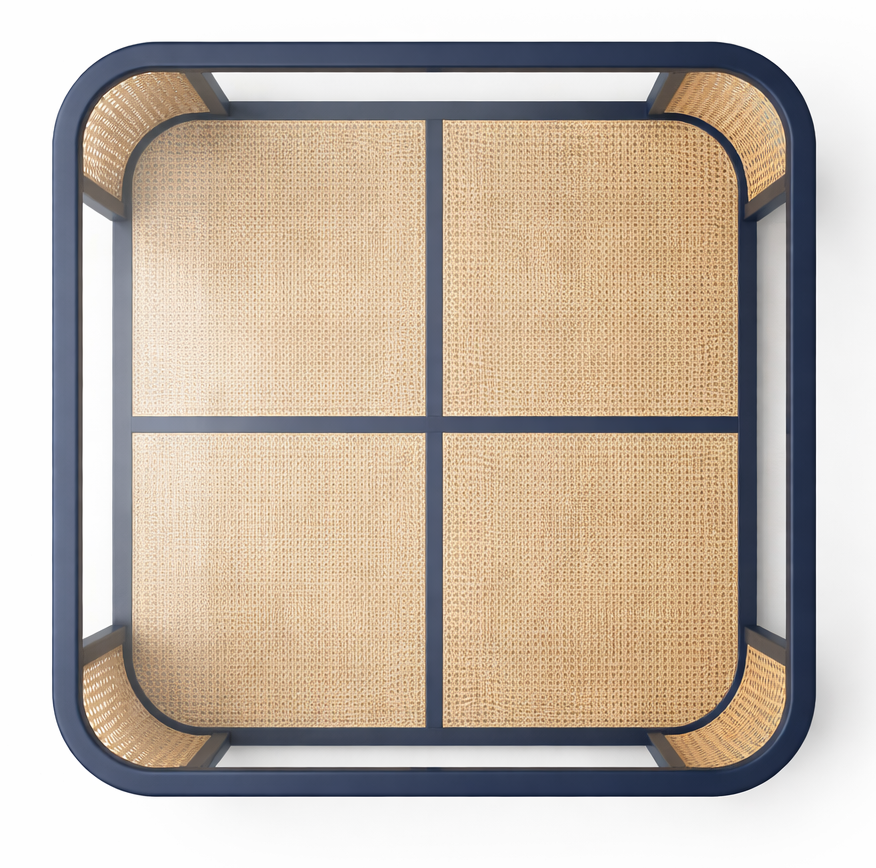 Cabana Natural Cane Coffee Table