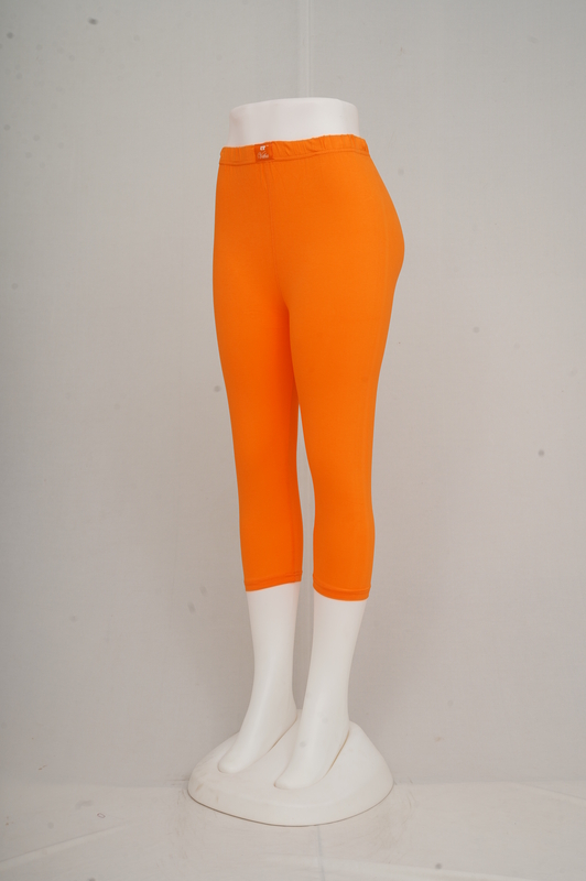 Women Orange Capri