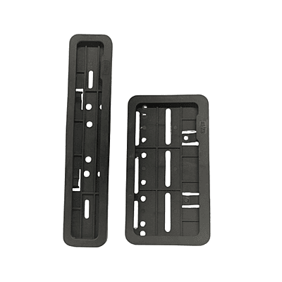 NUMBER PLATE BLACK NORMAL