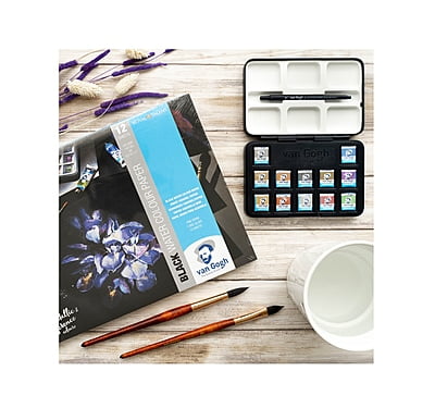 ROYAL TALENS VAN GOGH WATERCOLOR PAN SET, SET OF 12 SPECIALTY COLORS ROYAL TALENS VAN GOGH WATERCOLOR PAN SET, SET OF 12 SPECIALTY COLORS
