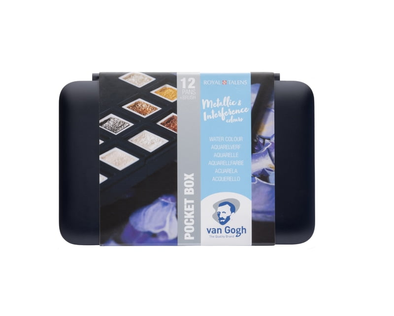 ROYAL TALENS VAN GOGH WATERCOLOR PAN SET, SET OF 12 SPECIALTY COLORS ROYAL TALENS VAN GOGH WATERCOLOR PAN SET, SET OF 12 SPECIALTY COLORS