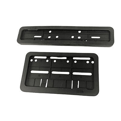 NUMBER PLATE BLACK NORMAL