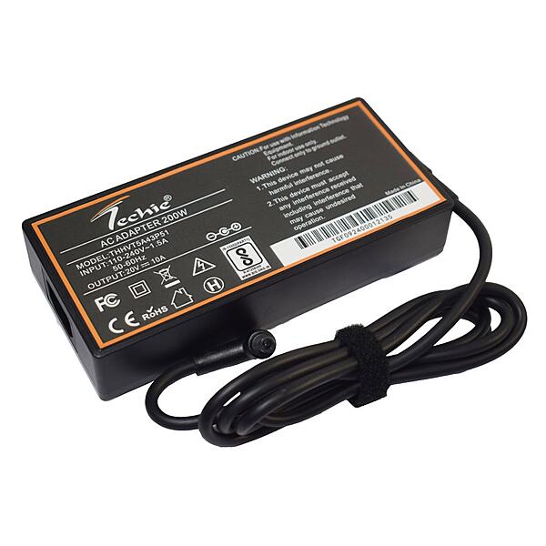 Techie 200W Charger, designed specifically for ASUS ROG G15, G17, and Zephyrus G15. Experience rapid charging and enhanced performance with this powerful, reliable adapter.