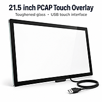 PCAP Touch Overlay 21.5 inch with Anti-Glare Cover Glass (USB) PCAP Touch Overlay 21.5 inch with Anti-Glare Cover Glass (USB)