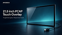 PCAP Touch Overlay 21.5 inch with Anti-Glare Cover Glass (USB) PCAP Touch Overlay 21.5 inch with Anti-Glare Cover Glass (USB)