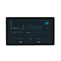 21.5inch Capacitive Touch Monitor, 1080×1920 Full HD, Optical Bonding Toughened Glass Panel, HDMI, 10-Point touch