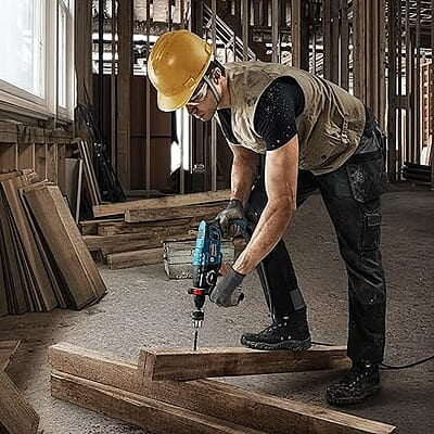 Bosch GBH 220 Corded Electric Rotary Hammer with SDS Plus, 720W , 2 J, 2.3 Kg, 3 Modes, For Concrete, Metal & Wood + Carrying case, 1 Year Warranty, Blue