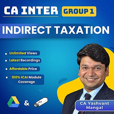 CA Inter IDT (Group 1) by CA Yashvant Mangal