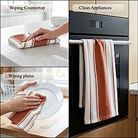 Striped Kitchen Towel Set of 2