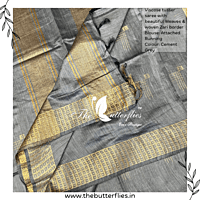 VISCOSE  TUSSER SAREE  YBRSTUS23382