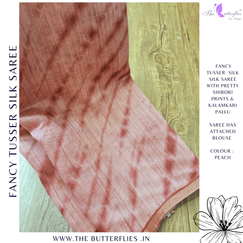 SEMI TUSSER SILK SAREE SFHSTSK23685 SEMI TUSSER SILK SAREE SFHSTSK23685