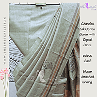 CHANDERI SILK COTTON SAREE DVFSCDS23787 CHANDERI SILK COTTON SAREE DVFSCDS23787