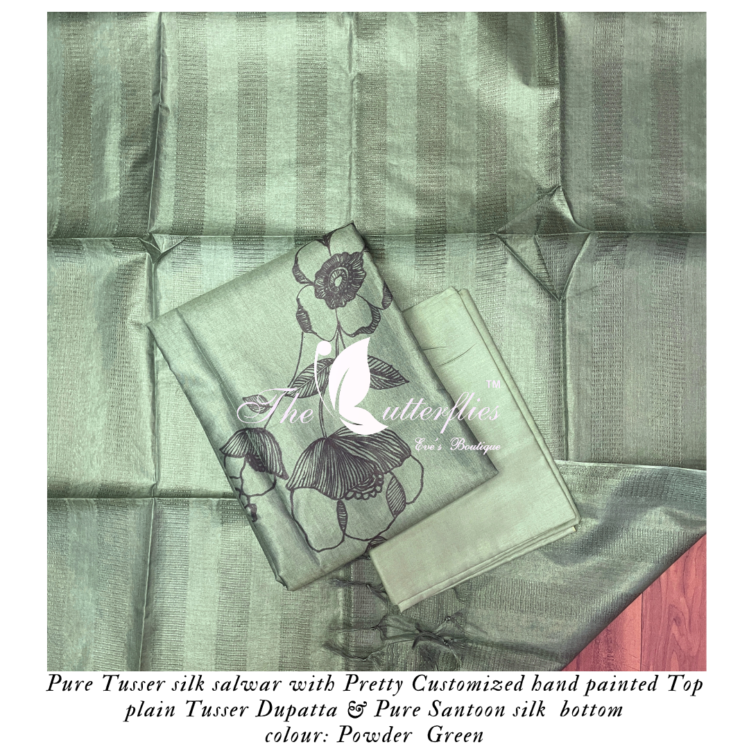 PURE TUSSER SILK SALWAR ANCCTRS24224