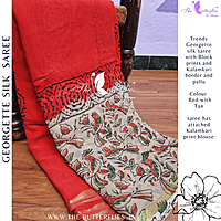 GEORGETTE SILK SAREE ORDSGRS24321 GEORGETTE SILK SAREE ORDSGRS24321