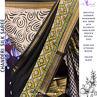 Chanderi Maheshwari Silk Saree SHPSCDS24508 Chanderi Maheshwari Silk Saree SHPSCDS24508